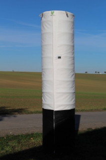 Premium-Winterschutz-System; 400 cm Hhe/ 75 cm Durchmesser (gedmmte Winterschutzhlle plus Gestell-Unterbau)